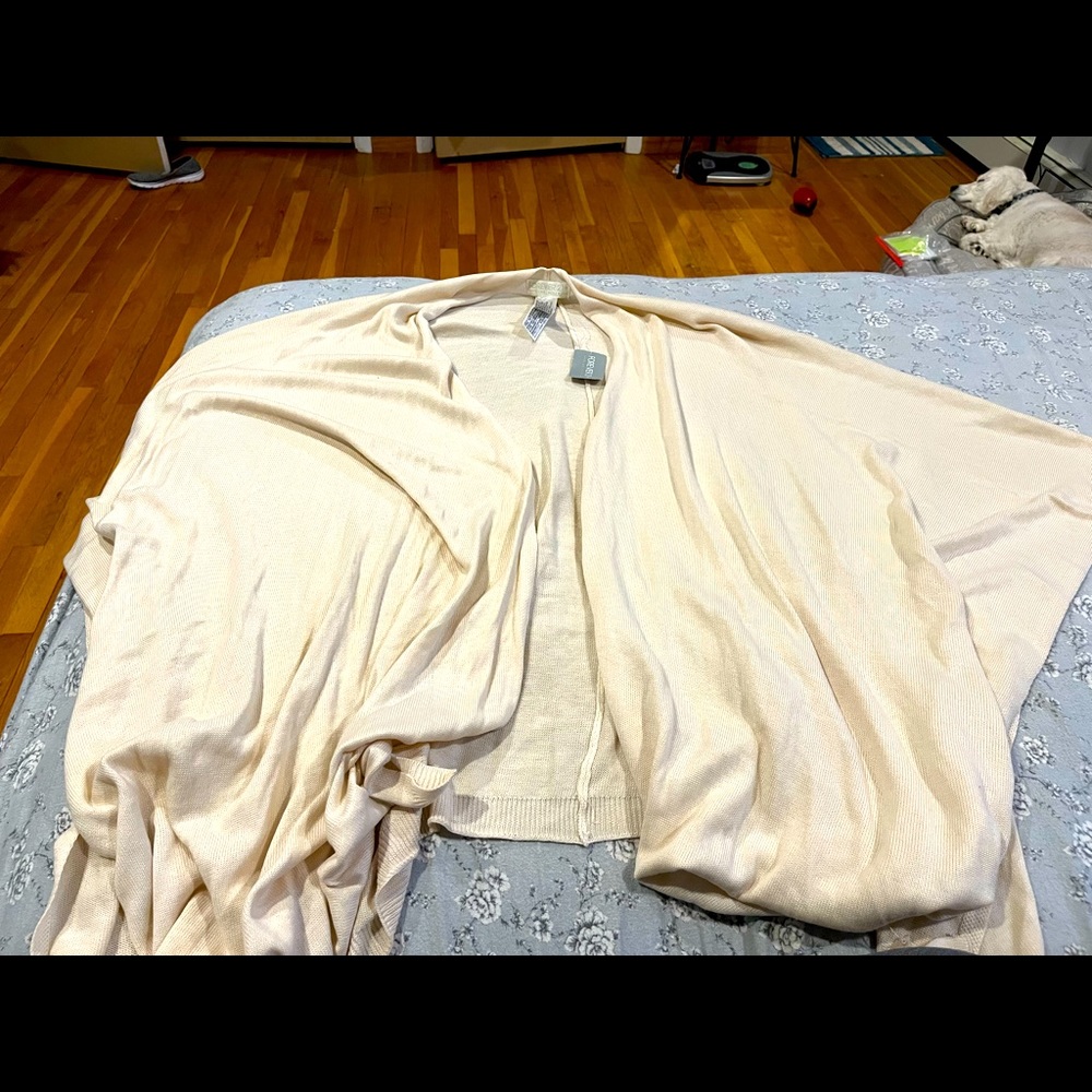 Cream color Plus size poncho size 2XL